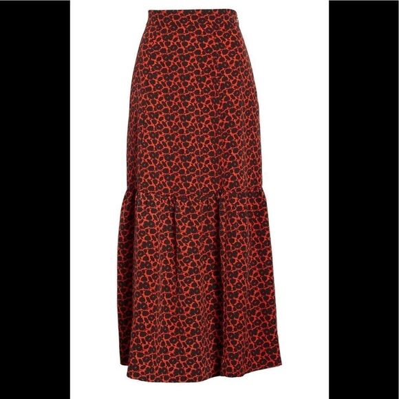 RODEBJER Ziga Maxi‎ Skirt, Red/Black, Size Small (2/4), Designer, Red/Black, NWT - Picture 5 of 16